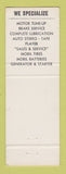 Matchbook Cover - Mobil oil gas Swadener's Portland OR
