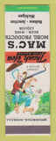 Matchbook Cover - Mobil oil gas Mac's Nahma Junction MI hillbilly