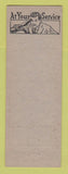 Matchbook Cover - Mobil oil gas Lange's Cheyenne WY