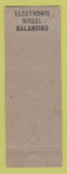 Matchbook Cover - Mobil oil gas D&H Lansing MI WEAR LAMINATED