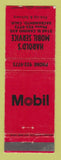 Matchbook Cover - Mobil oil gas Harold's Sacramento CA WEAR