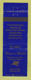 Matchbook Cover - Mobil oil gas Wayne's Norman OK