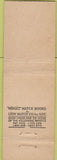 Matchbook Cover - Park Ritz Lounge Chicago IL Midget
