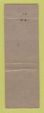 Matchbook Cover - Mobil oil gas Burke River Forest Oak Park IL? WORN LAMINATED