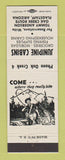 Matchbook Cover - Mobil oil gas Junipine Cabins Flagstaff AZ WHITE