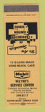 Matchbook Cover - Mobil oil gas Wayne's Long Beach CA