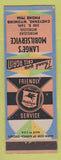 Matchbook Cover - Mobil oil gas Lange's Cheyenne WY