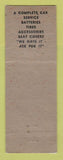 Matchbook Cover - Mobil oil gas Ben's West York PA LAMINATED