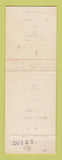 Matchbook Cover Mobil oil gas Central Service Torrington WY Dodge Trucks ORANGE