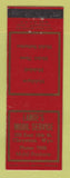 Matchbook Cover - Mobil oil gas Lange's Cheyenne WY LAMINATED