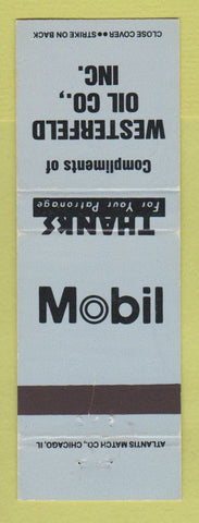 Matchbook Cover - Mobil oil gas Westerfeld