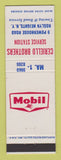 Matchbook Cover - Mobil oil gas Ceriello Brothers Roslyn Heights NY
