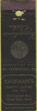 Matchbook Cover - Kuppenheimer Clothes Great Falls MT Midget