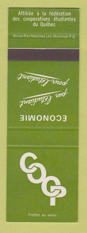 Matchbook Cover - COOP College QC SAMPLE