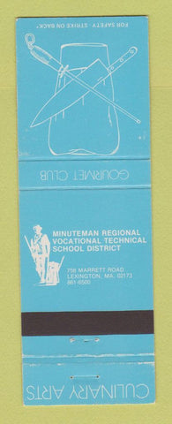 Matchbook Cover - Gourmet Club Culinary Arts School Minuteman Lexington MA