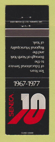 Matchbook Cover - Seneca College North York ON 1977