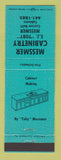 Matchbook Cover - Messmer Cabinetry Cabinets