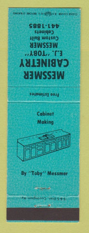 Matchbook Cover - Messmer Cabinetry Cabinets