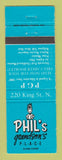 Matchbook Cover - Phil's Grandson's Place Canada WEAR