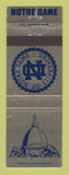Matchbook Cover - University of Notre Dame South Bend IN