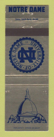 Matchbook Cover - University of Notre Dame South Bend IN