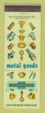 Matchbook Cover - Stimpson Metal Goods Fasteners Brooklyn NY 1952
