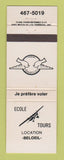 Matchbook Cover - Ecole Tours Beloeil QC WEAR