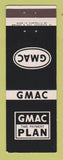 Matchbook Cover - GMAC Time Payment Plan Cars Australia
