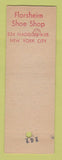 Matchbook Cover - Florsheim Shoes  New York City