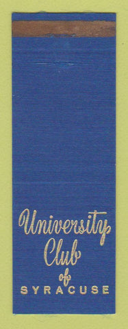 Matchbook Cover - University Club of Syracuse NY WEAR