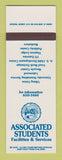 Matchbook Cover - Western Washington University Lakewood WA sAMPLE