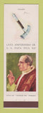 Matchbook Cover - Pope Pius XII Brazil Catholic