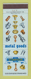 Matchbook Cover - Stimpson Metal Goods Fasteners Brooklyn NY 1952