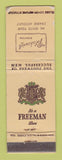 Matchbook Cover - Freeman Men's Shoes Polakewich Biddeford ME WEAR