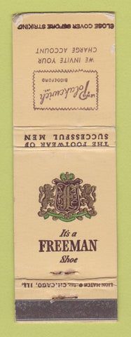 Matchbook Cover - Freeman Men's Shoes Polakewich Biddeford ME WEAR