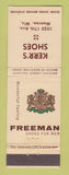 Matchbook Cover - Freeman Men's Shoes Kerr's Monroe WI