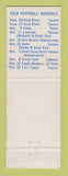 Matchbook Cover - University of Arizona Student Union Tucson AZ