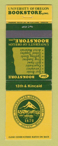 Matchbook Cover - University of Oregon Bookstore Eugene OR