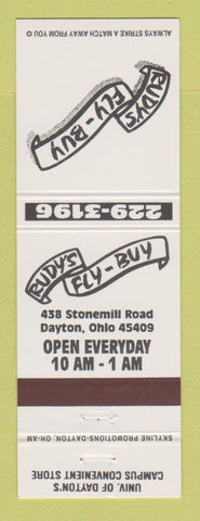 Matchbook Cover - Rudy's Fly Buy Dayton OH