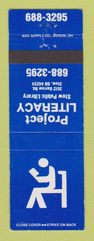 Matchbook Cover - Project Literacy Stow OH Public Library