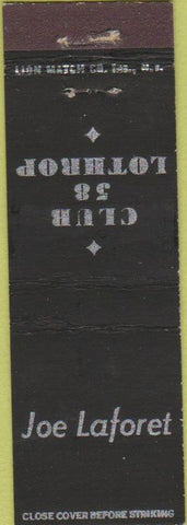 Matchbook Cover - Club 58 Lothrop Midget