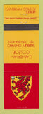 Matchbook Cover - Cambrian College Sudbury ON