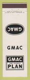Matchbook Cover - GMAC Time Payment Plan Cars Australia