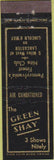 Matchbook Cover - Green Shay Lancaster PA Midget