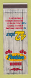 Matchbook Cover - Perkins House Restaurants CHAIN