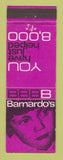 Matchbook Cover - Bernardo's Children's Homes Longon UK WEAR