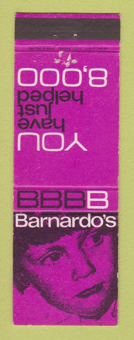 Matchbook Cover - Bernardo's Children's Homes Longon UK WEAR