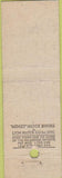 Matchbook Cover - Bohemia Club Saginaw MI Midget