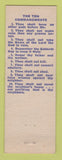 Matchbook Cover - Felix Cuttar Jewelry Youngstown OH religious Christian