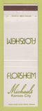 Matchbook Cover - Florsheim Shoes Michael's Kansas City MO